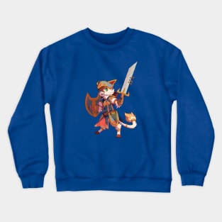 Sword Cat Crewneck Sweatshirt